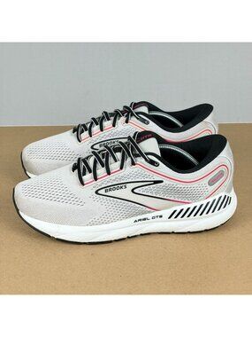 Brooks Ariel GTS 23 Athletic Running Shoes Womens 10 Gray Red Black Breathable
